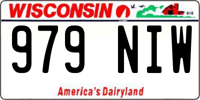 WI license plate 979NIW