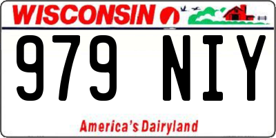 WI license plate 979NIY