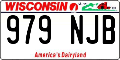 WI license plate 979NJB