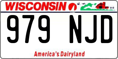 WI license plate 979NJD