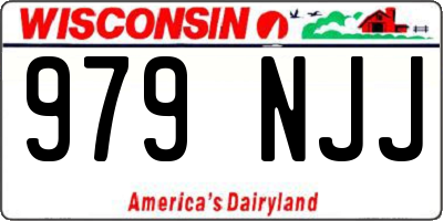 WI license plate 979NJJ