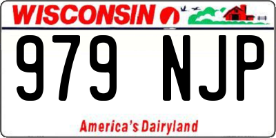 WI license plate 979NJP