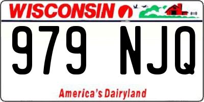 WI license plate 979NJQ