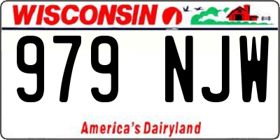 WI license plate 979NJW