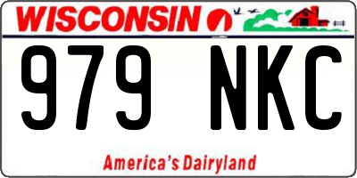WI license plate 979NKC
