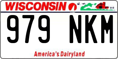 WI license plate 979NKM