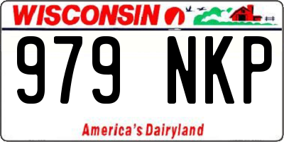 WI license plate 979NKP