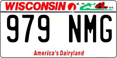 WI license plate 979NMG
