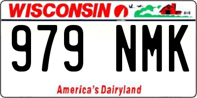 WI license plate 979NMK