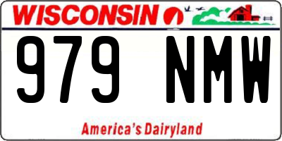 WI license plate 979NMW