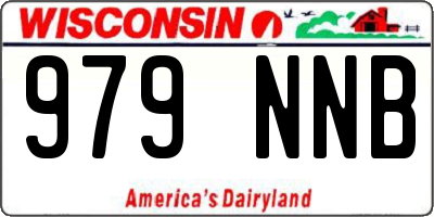 WI license plate 979NNB