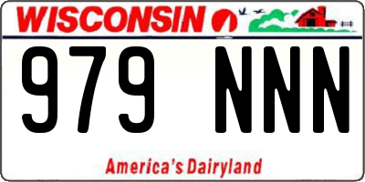 WI license plate 979NNN