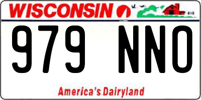 WI license plate 979NNO