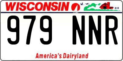 WI license plate 979NNR