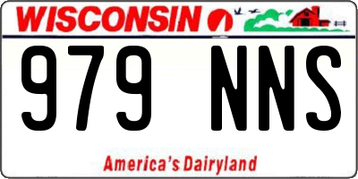 WI license plate 979NNS