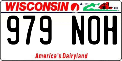 WI license plate 979NOH