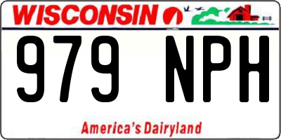 WI license plate 979NPH
