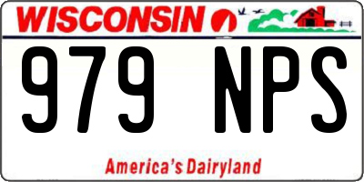 WI license plate 979NPS