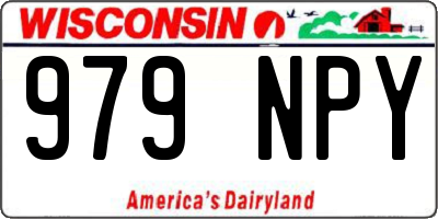 WI license plate 979NPY