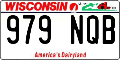 WI license plate 979NQB