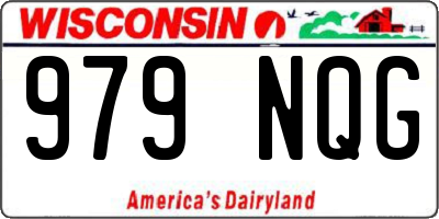 WI license plate 979NQG
