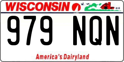 WI license plate 979NQN