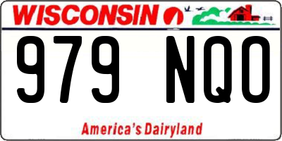 WI license plate 979NQO