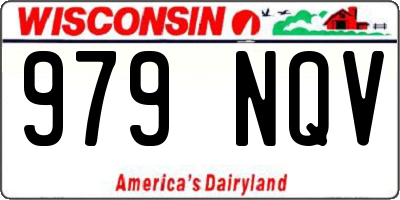 WI license plate 979NQV
