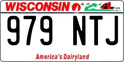 WI license plate 979NTJ