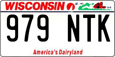 WI license plate 979NTK