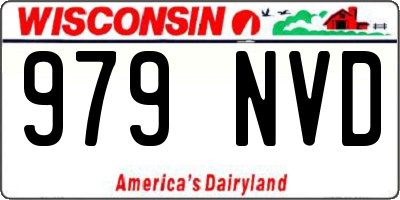 WI license plate 979NVD