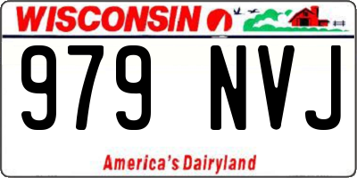 WI license plate 979NVJ