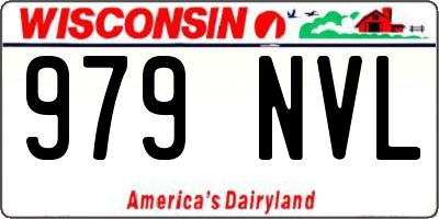 WI license plate 979NVL