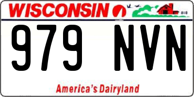 WI license plate 979NVN