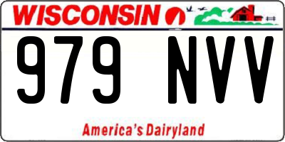 WI license plate 979NVV