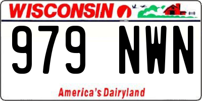 WI license plate 979NWN