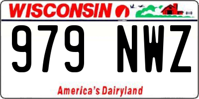 WI license plate 979NWZ