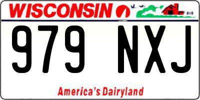 WI license plate 979NXJ