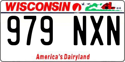 WI license plate 979NXN