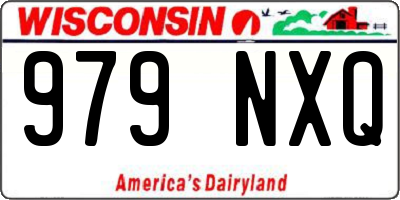 WI license plate 979NXQ