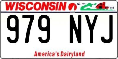 WI license plate 979NYJ