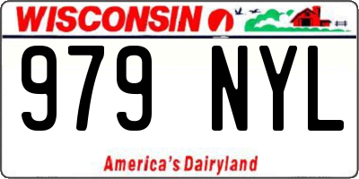 WI license plate 979NYL