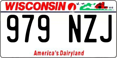 WI license plate 979NZJ