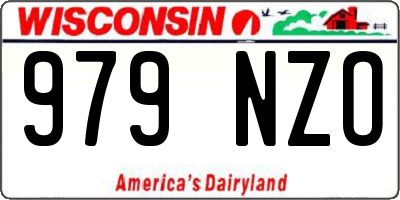 WI license plate 979NZO