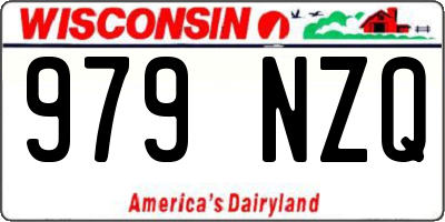 WI license plate 979NZQ