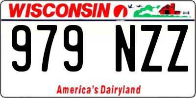 WI license plate 979NZZ