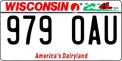 WI license plate 979OAU