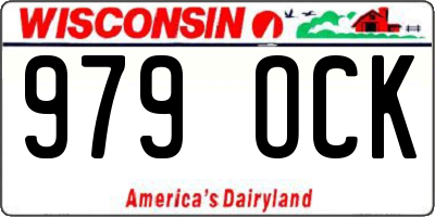 WI license plate 979OCK