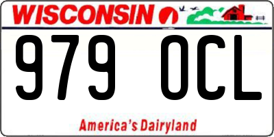 WI license plate 979OCL