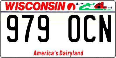 WI license plate 979OCN